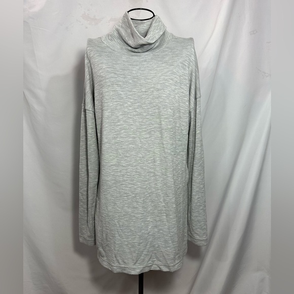 J Crew Turtleneck Tunic in space dye jersey size M - Picture 2 of 10